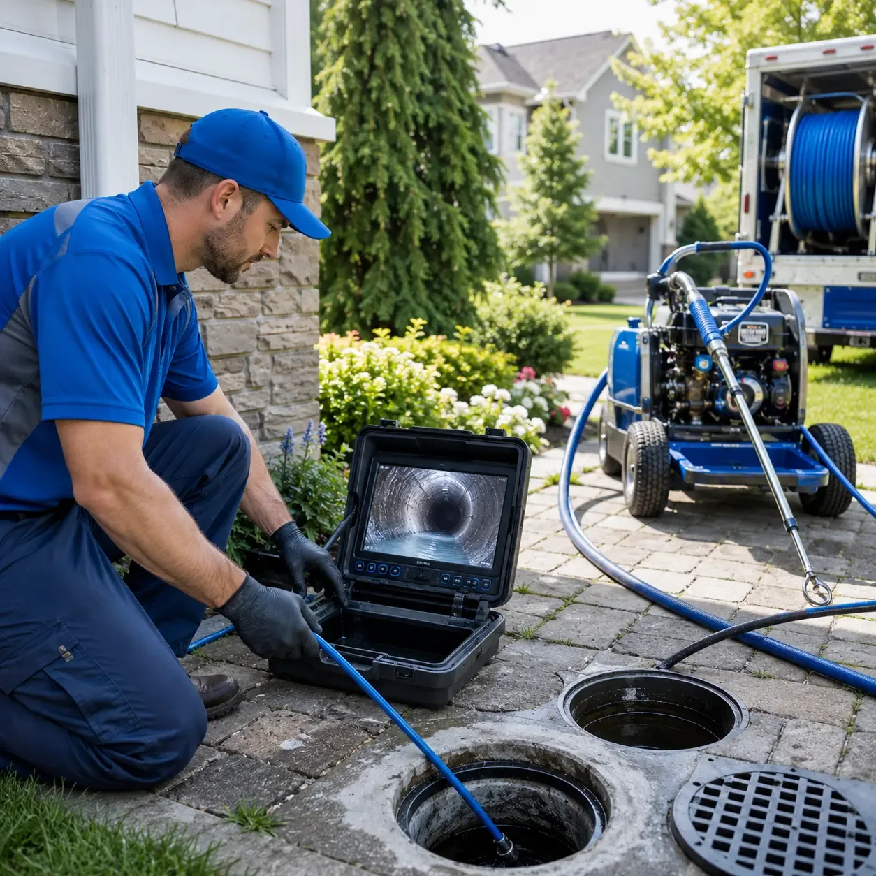 Outdoor drain cleaning professionals serving Farmington, IA